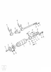 Gear Selector Drum - Trident