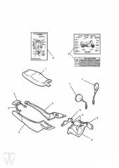 Fairing Seats up to VIN055071 - Trident