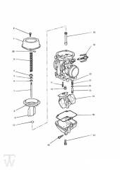 Vergaserteile Mikuni T1240625 - Trident