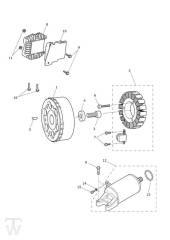 Anlasser Lichtmschine - Street Triple 765 S