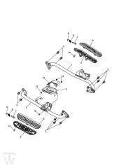 Fussrasten Trittbretter RIII Classic - Rocket III Classic