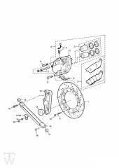 Bremse hinten - Legend TT