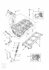 Cylinder Head Valves - Legend TT