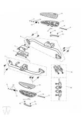 Foot boards Fahrer - Rocket III Touring