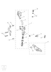 Hauptbremszylinder hinten - Explorer XRx