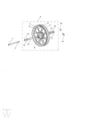 Front Wheel - Tiger Explorer XC