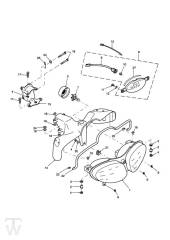 Headlight - Daytona T595 (955)