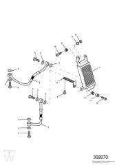 Oil Cooling 955ccm - Speed Triple 885 955 up to VIN141871