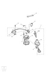 Lock Set - Speed Triple Carburator