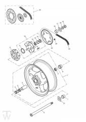 Rear Wheel - TT600