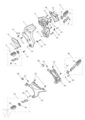 Footrests - Trophy 1215