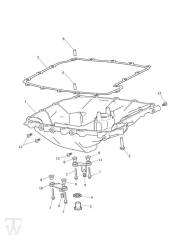 Oil Sump - Trophy 1215