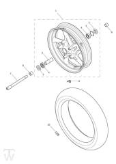 Front Wheel - Trophy 1215