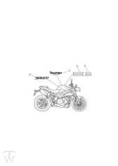 Decal SE - Speed Triple 1050 from VIN461332