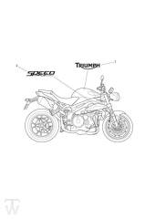 Decal up to VIN 657552 - Speed Triple 1050 from VIN461332