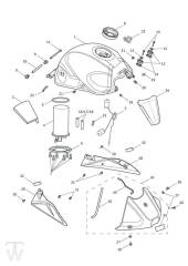 Benzintank - Speed Triple 1050 ab FIN461332