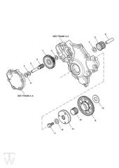 Sprag Clutch up to Engine 491323 - Speed Triple 1050 from VIN461332