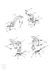 Footrests - Speed Triple 1050 from VIN461332