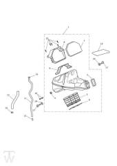 Airbox (Airfilter) - Speed Triple 1050 from VIN461332