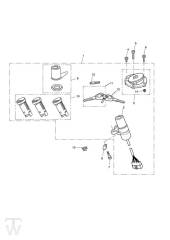 Lockset Ignition up to VIN 440388 - Sprint ST 1050