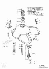 Benzintank - T400