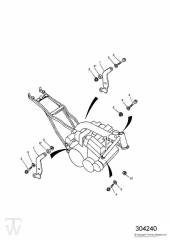 Main Frame Assembly Engineträger - T400