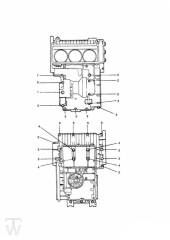 Crankcase Screws - Adventurer up to VIN71698
