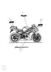 Decal from VIN317418 - Daytona 675 up to VIN381274