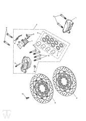 Caliper Breakdiscs front - Daytona 675 up to VIN381274