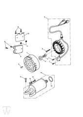 Starter Generator - Daytona 675 up to VIN381274