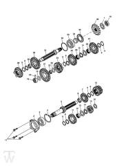 Getriebe bis Motor330118 - Daytona 675 bis FIN381274