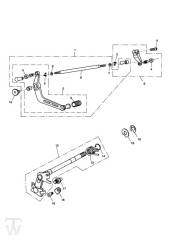 Gear Selection Shaft Pedal Gears - Daytona 675 up to VIN381274