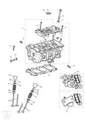 Cylinder Head - Daytona 675 up to VIN381274