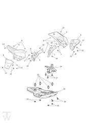 Fairing Laterally Sumpguard - Tiger 800 XC