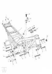 Main Frame Assembly - Tiger 955i Spoke