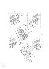 Footrests - Tiger 955i Spoke