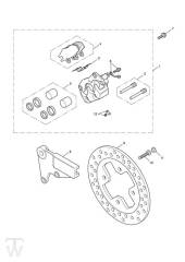 Caliper Breakdisc rear - Thruxton 900 EFI