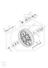 Front Wheel - Thruxton 900 EFI