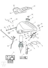 Benzintank - Daytona 675 ab FIN564948