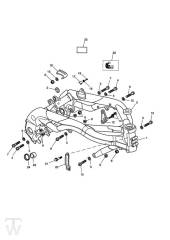 Main Frame Assembly - Speed Triple 1050 up to VIN333178