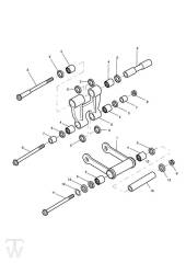 Federbein Umlenkung - Speed Triple 1050 bis FIN333178