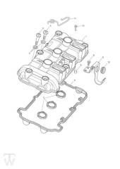 Nockenwellendeckel - Speed Triple 1050 bis FIN333178