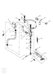 Hauptbremszylinder hinten - Speed Triple 1050 ab FIN333179