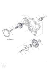 Sprag Clutch up to Engine506681 - Tiger1050 & SE