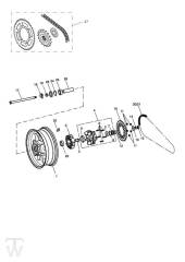 Rear Wheel - Tiger1050 & SE