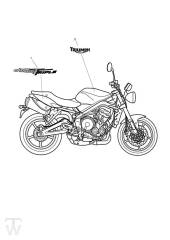 Decal up to VIN480781 - Street Triple up to VIN560476