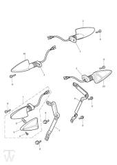 Indicator - Street Triple up to VIN560476