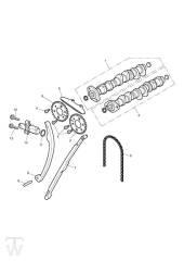 Camshafts from Engine503519bis508231 - Street Triple up to VIN560476