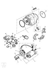 Anlasser Lichtmaschine - Adventurer ab FIN71699