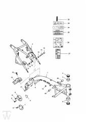 Main Frame Assembly - Adventurer from VIN71699